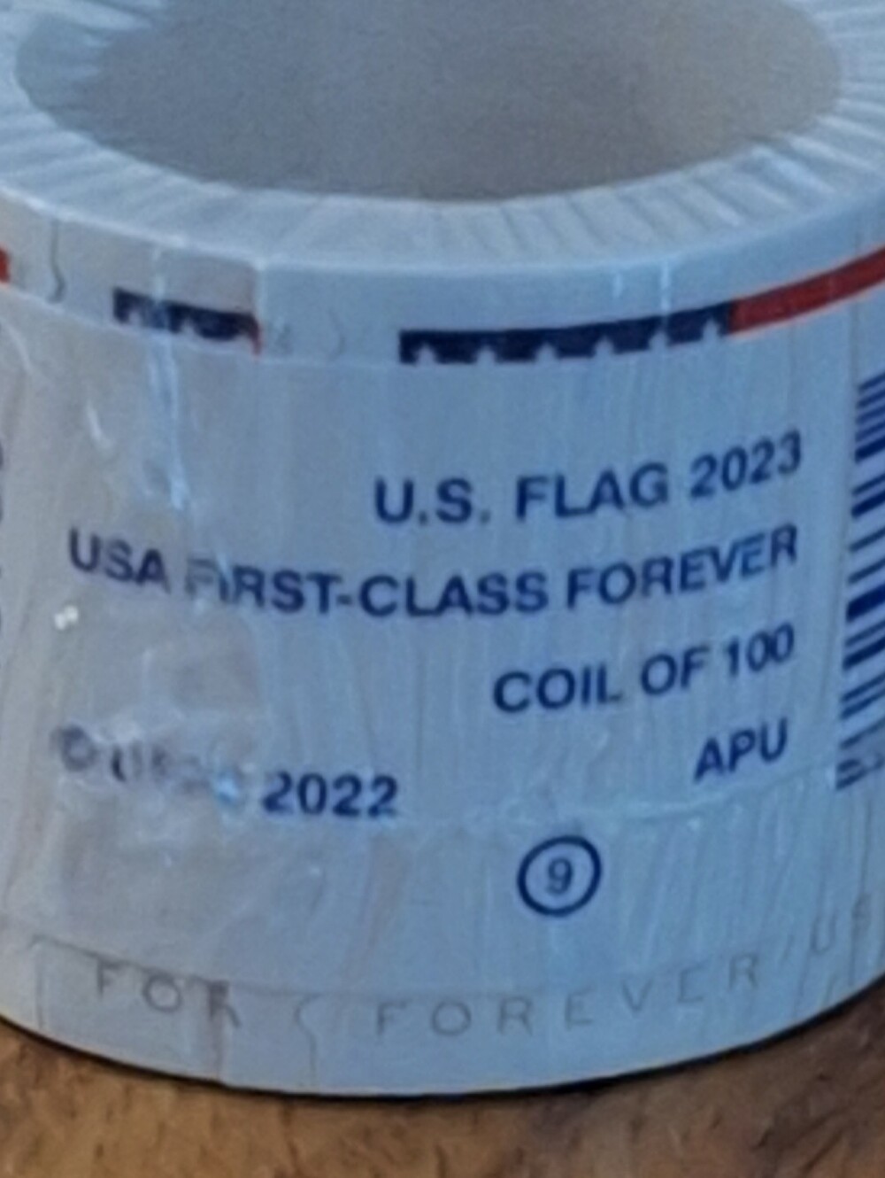 1 Roll Of 100 FREEDOM Forever Stamps (78$ Value!) American Flag Design - Picture 3 of 8